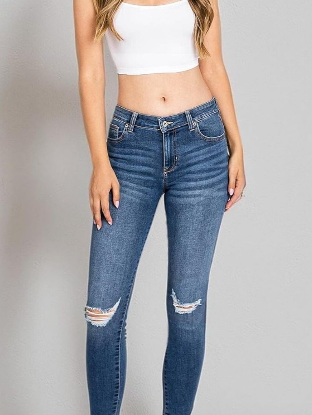Celebrity Pink, Dark Blue Skinny Jeans, Size 5/27